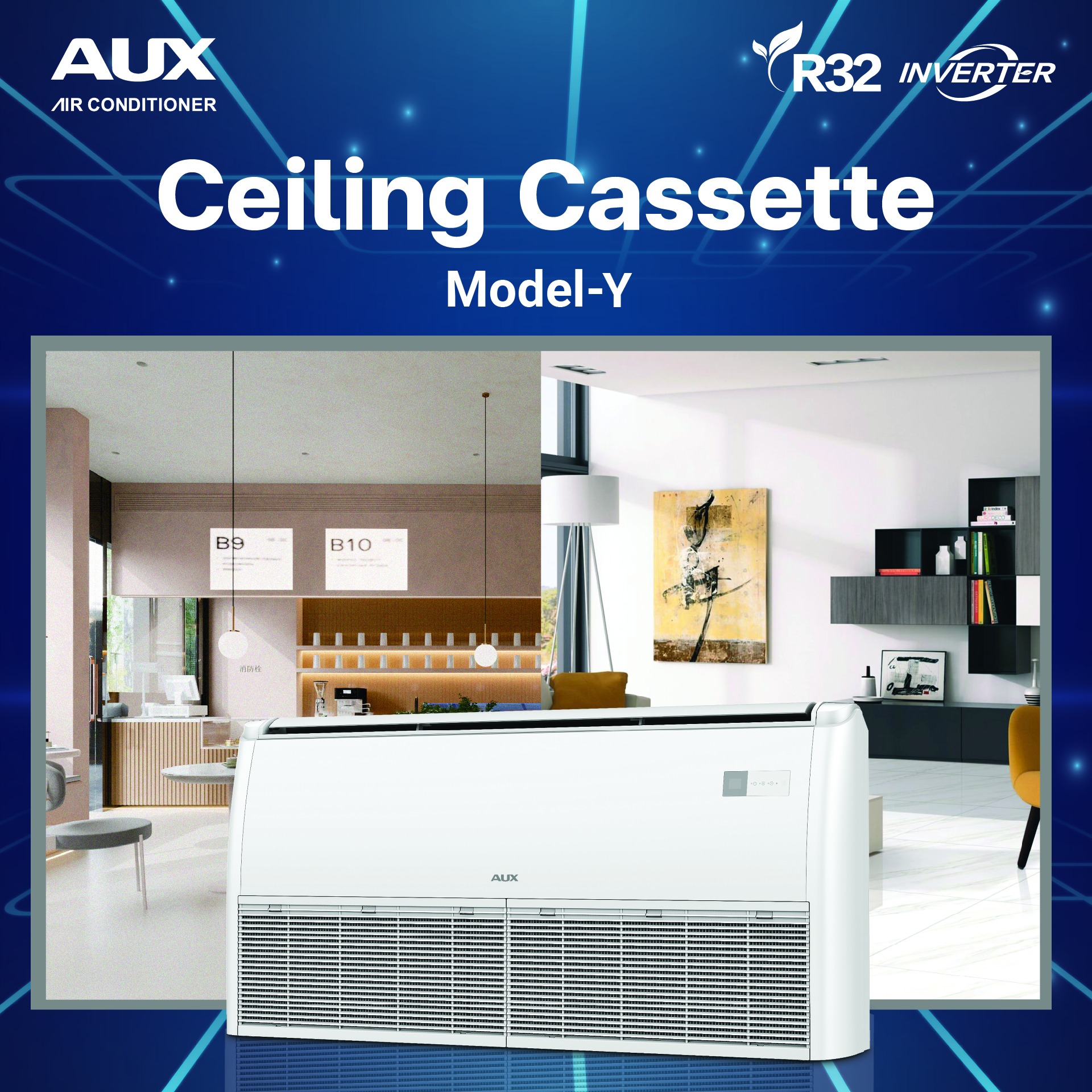 10.1 AUX ตั้งแขวนอินเวอร์เตอร์ (INVERTER Floor Ceiling Type)
